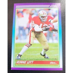 1990 Score - #170 Ronnie Lott‎